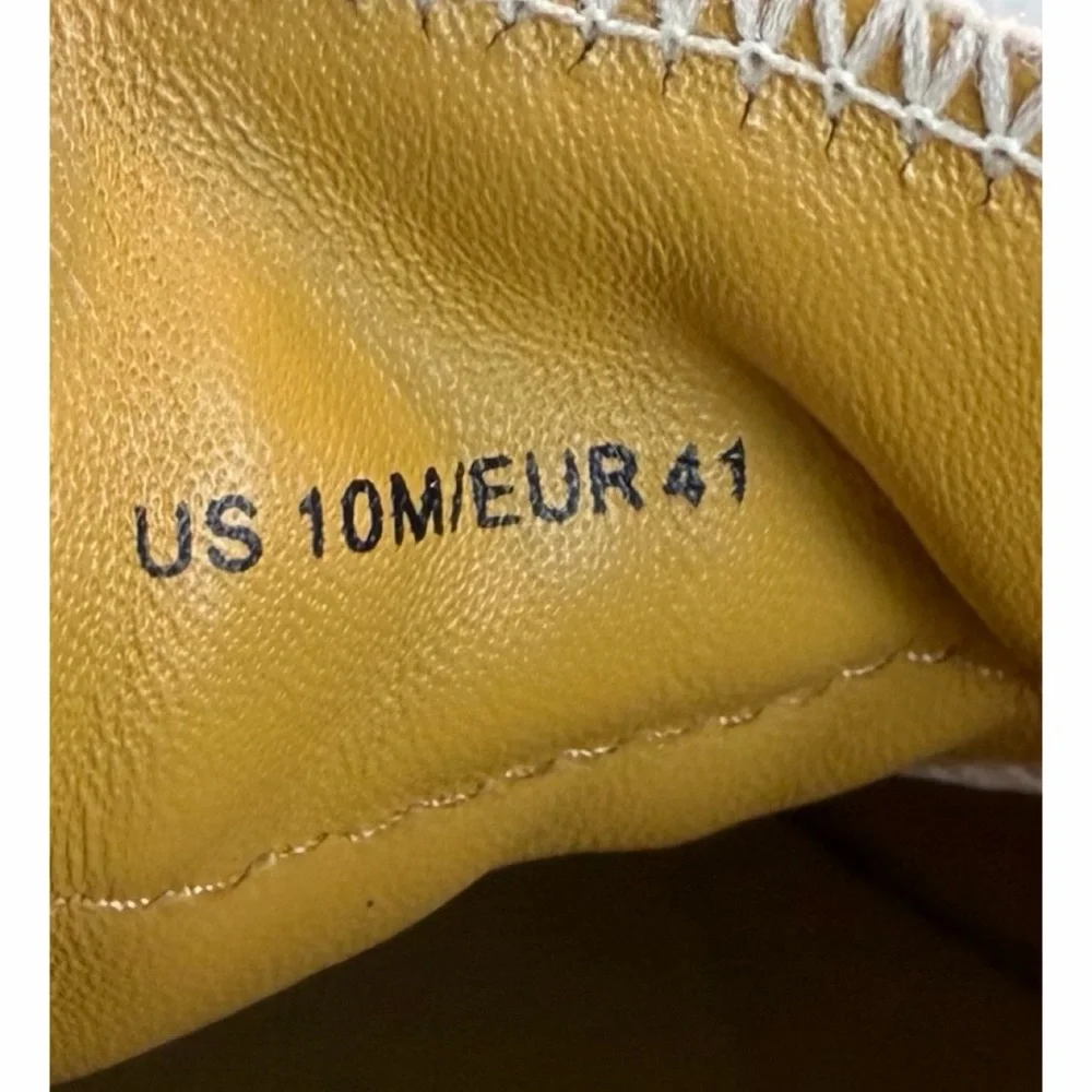 VINCE • Mustard Yellow Ohara Leather/Suede Lace-Up Oxford Sneakers, 10 - Picture 14 of 16